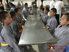 2018年暑期训练嵩山少林武术学院午餐时间