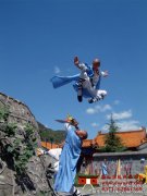 武术对练展示--少林武术学校